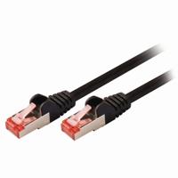 CAT6 S/FTP-Netwerkkabel | RJ45 Male - RJ45 Male | 0,5 m | Zwart - thumbnail
