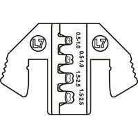 TOOLCRAFT TO-8659911 Krimpprofiel JPT 2.8K contact 0.5 tot 2.5 mm² Geschikt voor merk TOOLCRAFT PZ-500 - thumbnail