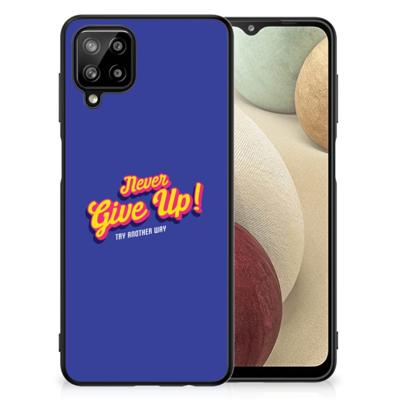 Samsung Galaxy A12 | Telefoon Hoesje | met tekst Never Give Up