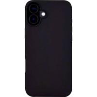 JT Berlin SilikonCase Steglitz Backcover Apple iPhone 16 Plus Zwart Inductieve lading, MagSafe compatible - thumbnail