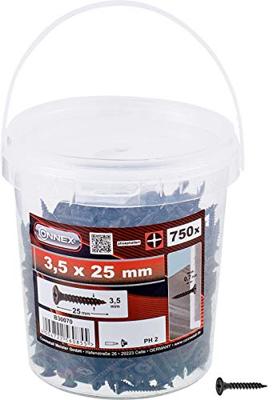 Connex Gyprocschroef Fg 3.5X25 Emmer 750St - B30070 Connex Gyprocschroef Fg 3.5X25 Emmer 750St - B30070