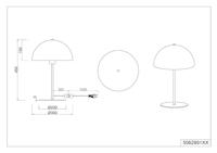 Trio Zwarte tafellampNola design - 506290132 - thumbnail
