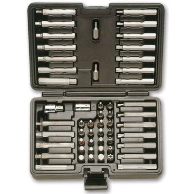 Beta Assortiment van 52 bits met 10 mm en 2 toebehoren (art. 867PE, 867PE/L, 867XZN, 867XZN/L, 867TX, 867TX/L, 867RTX, 867RTX/L, 867/1, 867/1) 867/C52