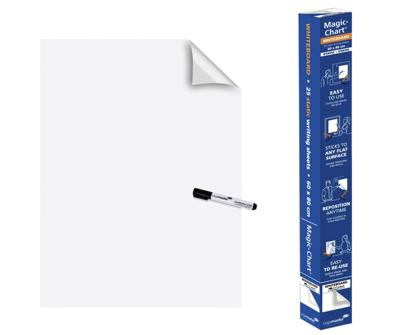 Magic chart legamaster whiteboard 600x800mm wt 25v | 4 stuks