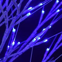 VidaXL Kerstboom wilg met 140 blauwe led&apos;s binnen en buiten 1,5 m - thumbnail