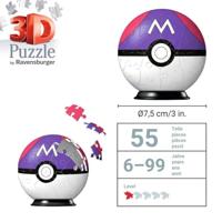 Ravensburger pokemon masterball 3d puzzel, 54st. - thumbnail