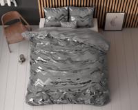 Sleeptime Wave Grijs 140 x 220 cm - thumbnail