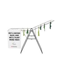 Brabantia HangOn droogrek 25 meter matt black - thumbnail