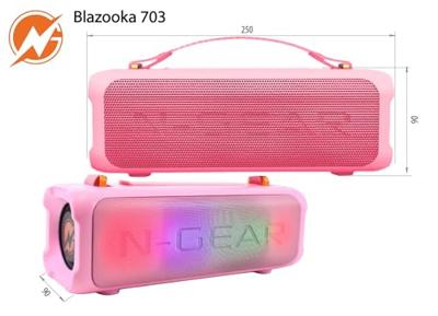 N-Gear Blazooka 703P - Draagbare Bluetooth Speaker - Roze