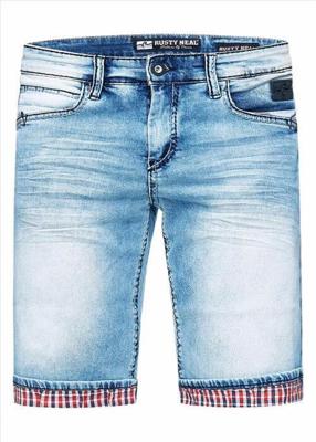 Rusty Neal - Korte Spijkerbroek Heren - Dunster - Regular Fit - Italianstyle