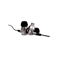 V7 HA111 Geluidsisolerende Stereo Oordopjes met Microfoon - Zilver & Zwart - thumbnail