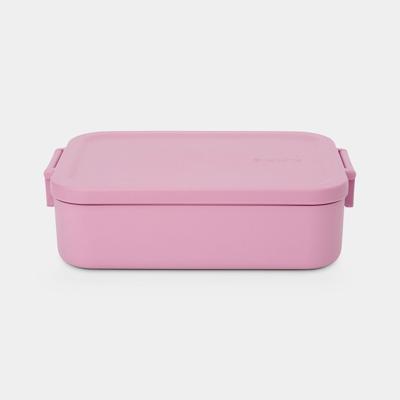 Brabantia Make & Take Lunchbox medium kunststof Lilac Pink Brabantia Make & Take Lunchbox medium kunststof Lilac Pink