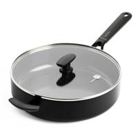 GreenPan Smart Collection Keramische Stoofpan met Deksel 28 cm Zwart - thumbnail