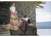 David Fussenegger David Fussenegger LUCA flannel cotton plaid - africa bordure 200x140 cm terracotta - thumbnail