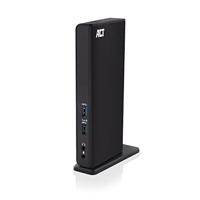 ACT Connectivity USB-C of USB-A Dual Monitor Docking Station dockingstation - thumbnail