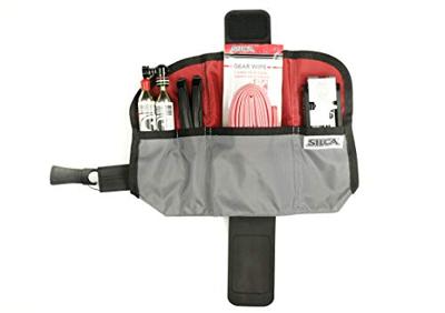 SILCA zadeltas "asymmetrico" saddle bag asymmet. grey/red - thumbnail