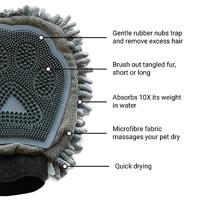 Washandje Dog Gone Smart Bruin (25 x 18 cm) - thumbnail