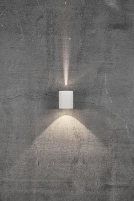 Buitenlamp zwart ingebouwde LED Nordlux &apos;Canto 2&apos; 2x6W warm wit zwart buitenverlichting