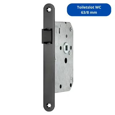 Artitec Mi Satori Toiletslot WC 63/8 mm 1200 Serie Mat Zwart