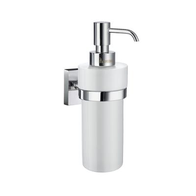 Zeepdispenser Smedbo House Wandmodel Porselein Glas met Chroom Zeepdispenser Smedbo House Wandmodel Porselein Glas met Chroom