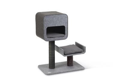 Beeztees tinka - krabpaal - vilt - grijs - 60x40x82 cm Beeztees tinka - krabpaal - vilt - grijs - 60x40x82 cm