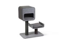 Beeztees tinka - krabpaal - vilt - grijs - 60x40x82 cm - thumbnail