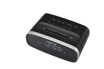 Grundig Sonoclock 1500 wekker zwart/USB-oplaadfunctie/FM-tuner/wekfunctie/slaapfunctie