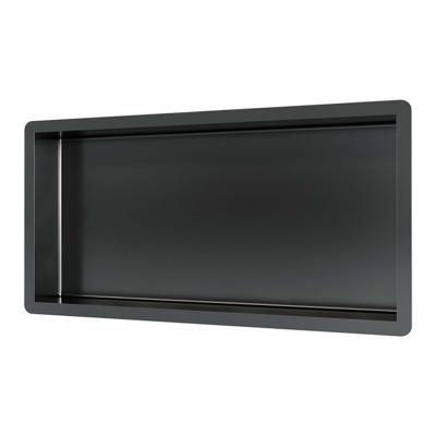 Brauer Gunmetal Edition Inbouwnis - 60x30cm - PVD - geborsteld gunmetal 5-GM-146