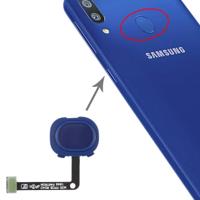 Vingerafdruk sensor Flex kabel voor Galaxy M20 (blauw) - thumbnail