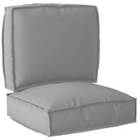 VidaXL Pallet kussen set 2 pcs grijs oxford stof - thumbnail