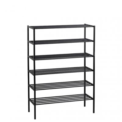 WOOOD Schoenenrek 'Ferro' Stapel van 3 stuks, kleur Zwart