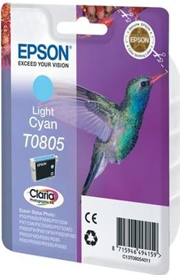 Epson Singlepack Light Cyan T0805 Claria Photographic Ink Epson Singlepack Light Cyan T0805 Claria Photographic Ink