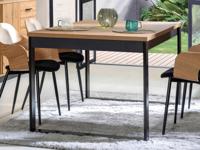 Verlengbare eettafel LAVIDA 160>240 cm artisan eik - thumbnail