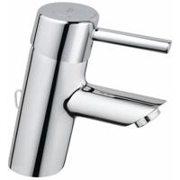 GROHE Concetto wastafelmengkraan eengreeps, met keramische schijven, flexibele aansluitslangen en temperatuurbegrenzer chroom 3220610E - thumbnail