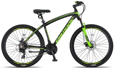 Altec Camaro MTB 27.5 Inch 45 cm Unisex 21V Mechanische schijfrem Zwart/Groen