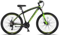 Altec Camaro MTB 27.5 Inch 45 cm Unisex 21V Mechanische schijfrem Zwart/Groen - thumbnail