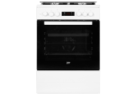 Beko FSM62320DWS fornuis Vrijstaand fornuis Gaskookplaat Wit - thumbnail