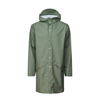 Rains Dames Long Jacket - Olive Rains Dames Long Jacket - Olive