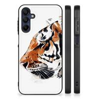 Kleurrijke Telefoonhoesje Samsung Galaxy A15 Watercolor Tiger - thumbnail