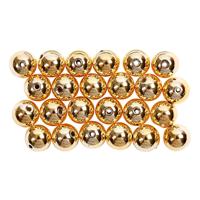 Creativ Company Waskralen, d 8 mm, gatgrootte 1 mm, goud, 50 stuk/ 1 doos - thumbnail