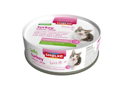 Smolke Soft paté kattenvoer kalkoen 80g