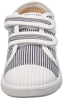 Canvas meisjes sportschoenen Clory LES TROPEZIENNES® BY M. BELARBI gestreept marineblauw - thumbnail