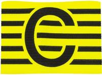 Stanno 489100K Aanvoerdersband Verstelbaar Kids - Yellow-Black - JR - thumbnail