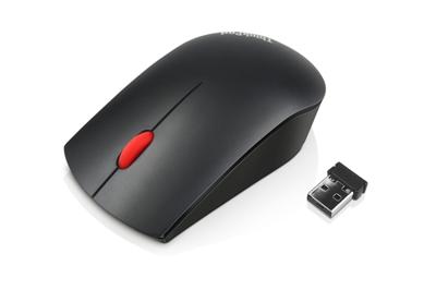 Wireless muis Lenovo ThinkPad Essential Zwart Grijs 1200 DPI - thumbnail