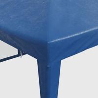 Partytent met 12 mesh zijwanden 8x4 m HDPE blauw - thumbnail