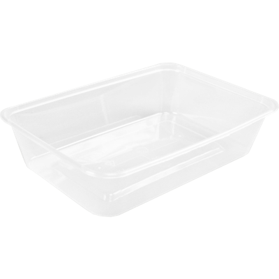 Bak | PP | 500ml | 172x120x35mm | transparant | 500 stuks