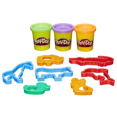 Otto Simon Play-doh dough emmertje met 3 potjes klei en strand vormen