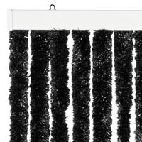 VidaXL Vliegengordijn 90x220 cm chenille antraciet - thumbnail