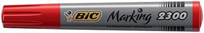 Bic permanent marker Marking 2300 ECOlutions, rood, doos van 12 stuks