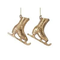 Kersthanger Schaatsen 2 stuks - Goud Decoris - Decoris - thumbnail